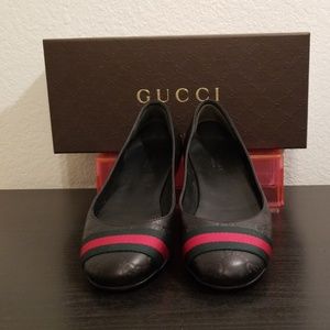Gucci Guccissima Ballet Flats Monogram Black